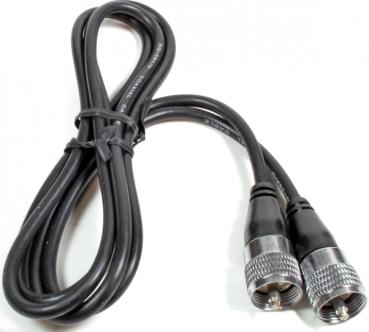PL-PL-Kabel 100cm schwarz mit 2x PL-Stecker